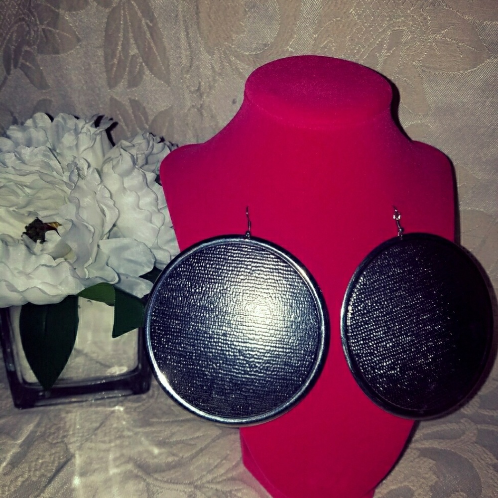 Silver earrings